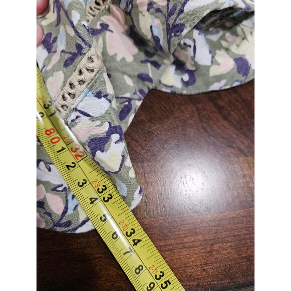Mountain Khakis XS Floral Button Front Dress Viscose Boho Cottagecore SS - Picture 7 of 7